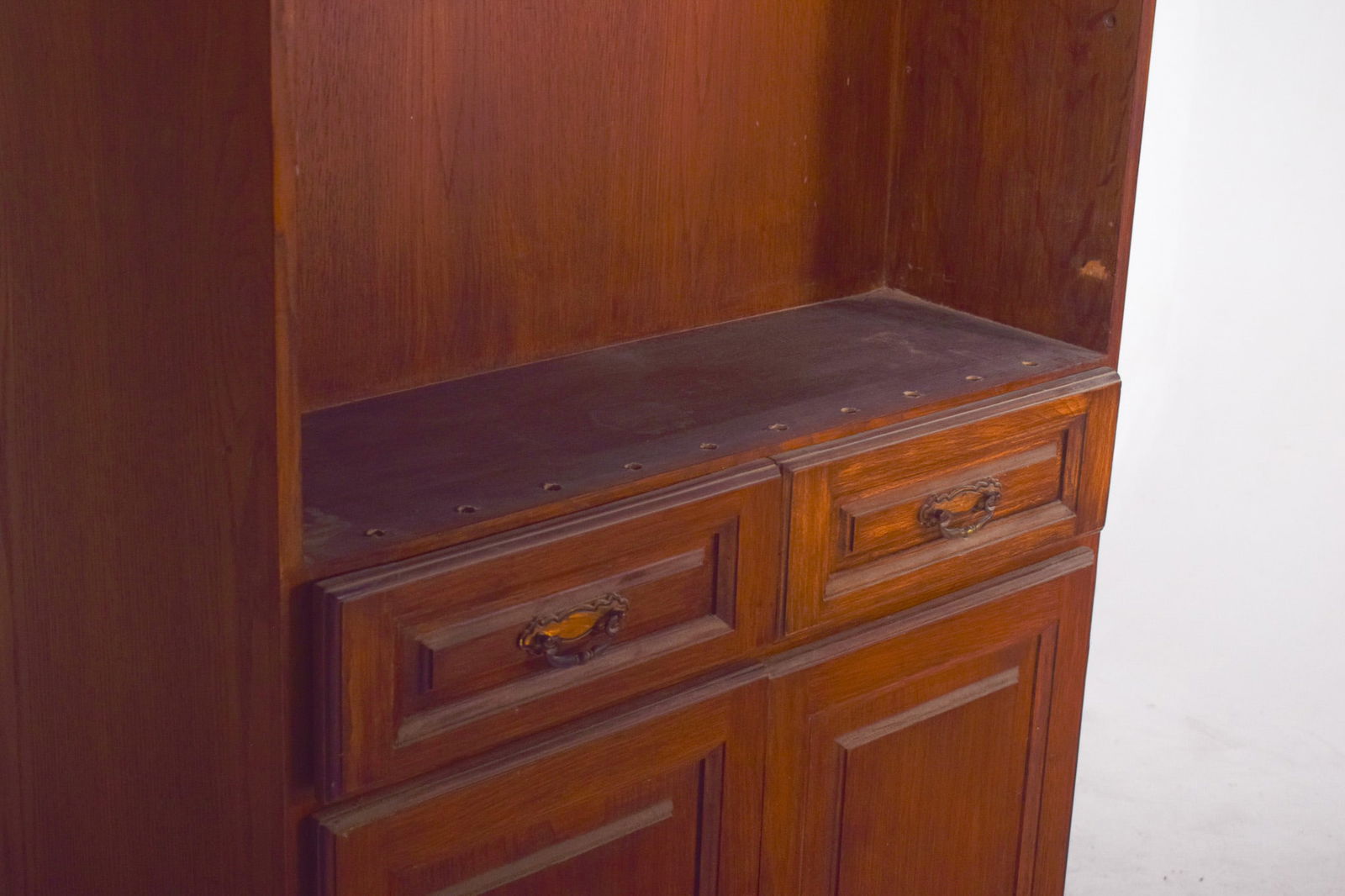 Portuguese Shelving Unit in Wood, 1950s - 5