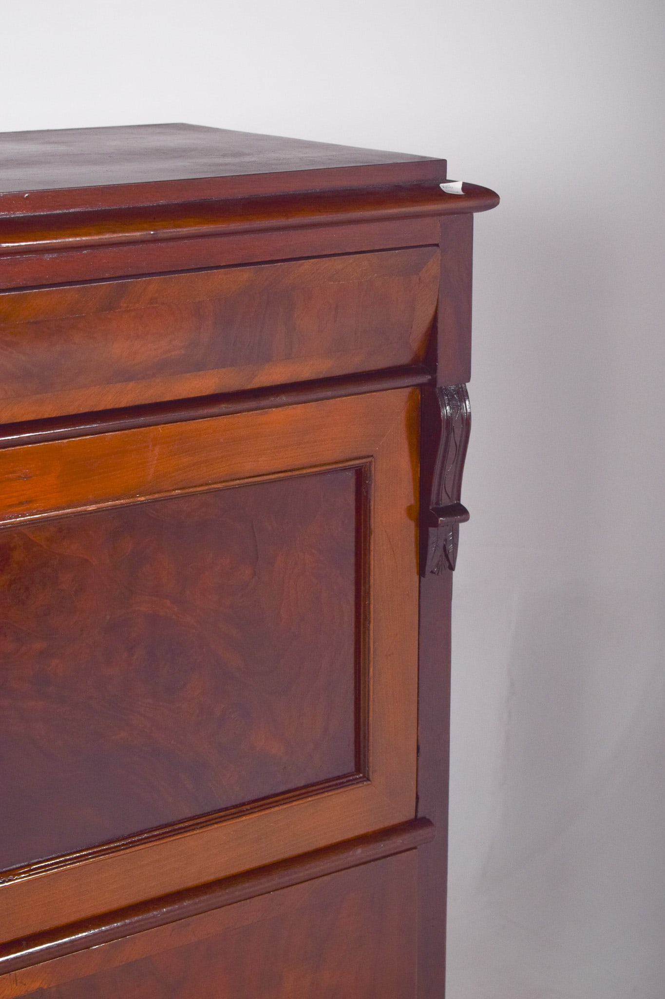 Antique Abattant Cabinet with Large Drawers, 1890s - 7