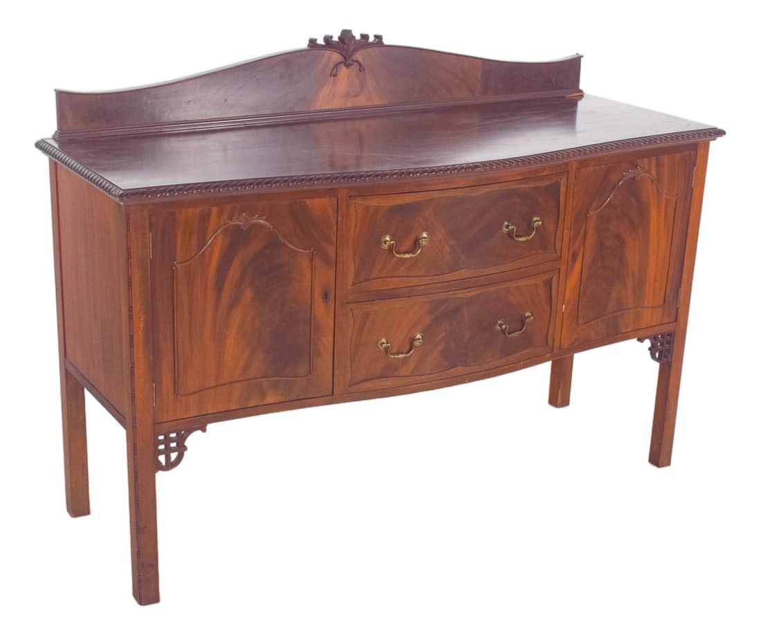 Antique European Sideboard in Mahogany, 1890s (1 of 8)