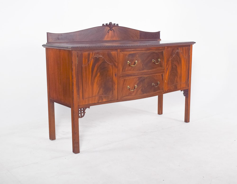 Antique European Sideboard in Mahogany, 1890s - 2