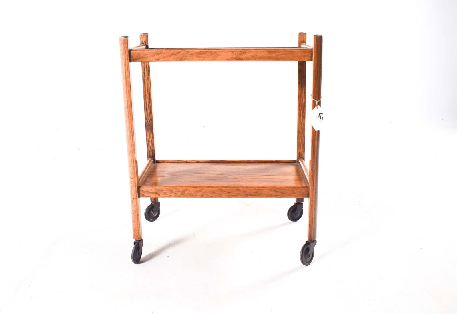 Vintage Danish Oak Tea Table, 1950s - 3