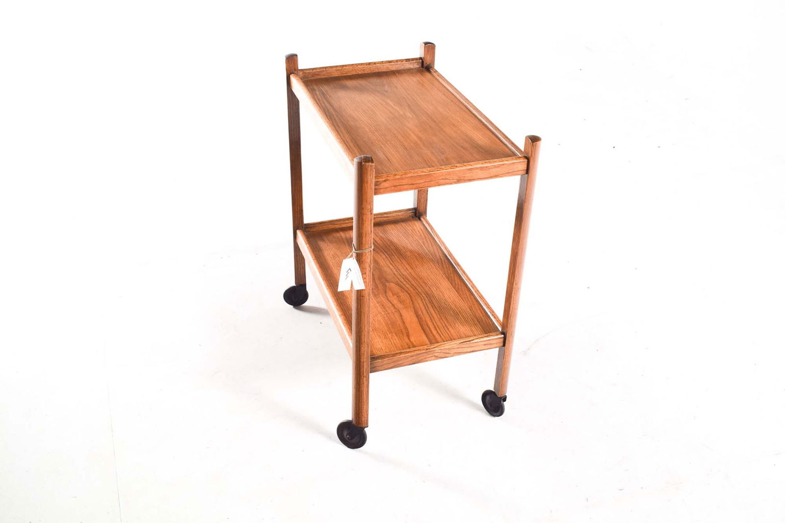 Vintage Danish Oak Tea Table, 1950s - 4