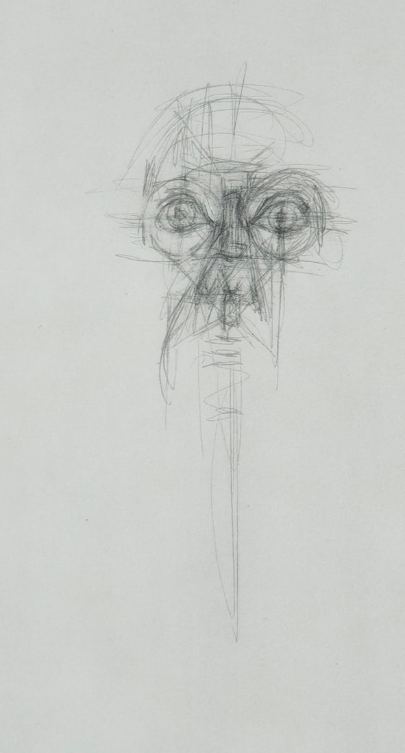 Alberto Giacometti, Female Head, 1963, Lithograph - 2