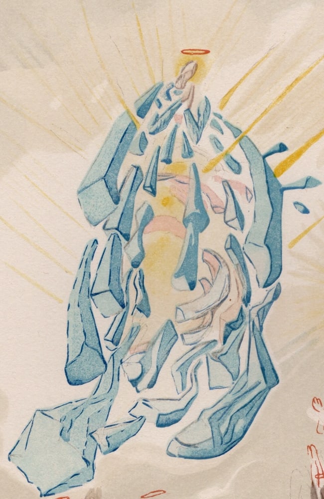 Salvador Dali, Apotheosis of Mary, 1964, Woodcut - 4