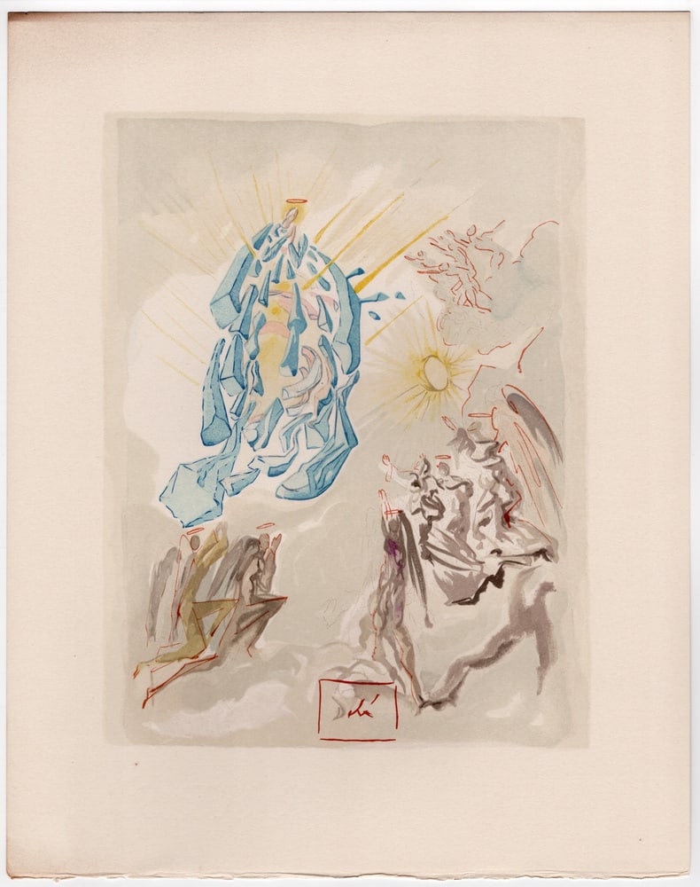 Salvador Dali, Apotheosis of Mary, 1964, Woodcut - 7