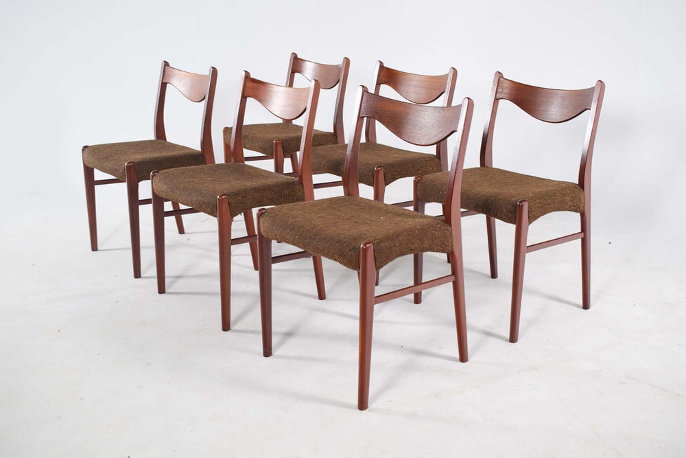 GS60 Chairs in Teak by Arne Wahl Iversen, Set of 6 - 3