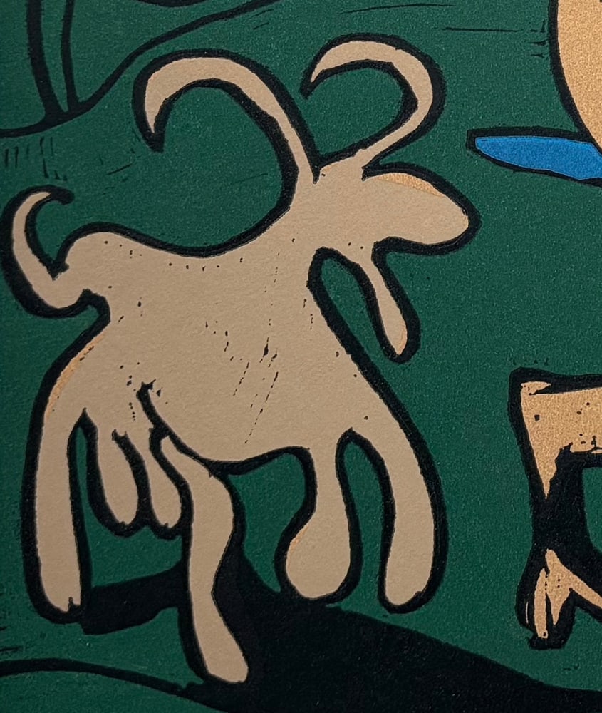 Pablo Picasso, Bacchanal: Fauns and Goat, Linocut, 1962 - 6