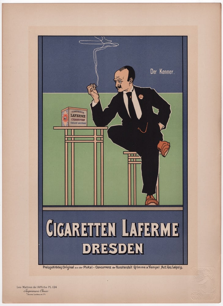 Fritz Rehm, Der Kenner, 1898, Lithograph - 2