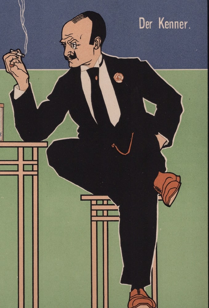 Fritz Rehm, Der Kenner, 1898, Lithograph - 4