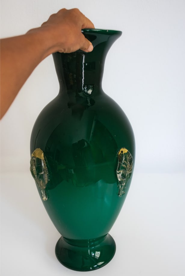 Vase in Murano Glass from Pino Signoretto, 1980s - 2