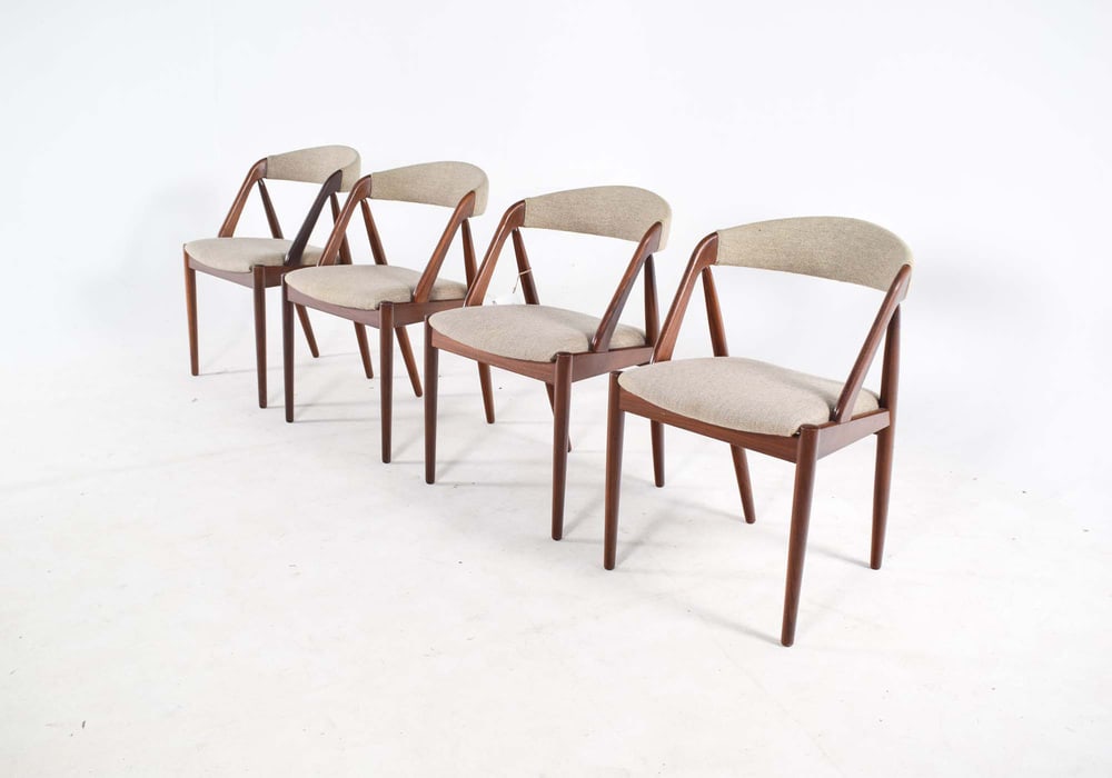 Teak Dining Chairs from Schou Andersen, Set of 4 - 3