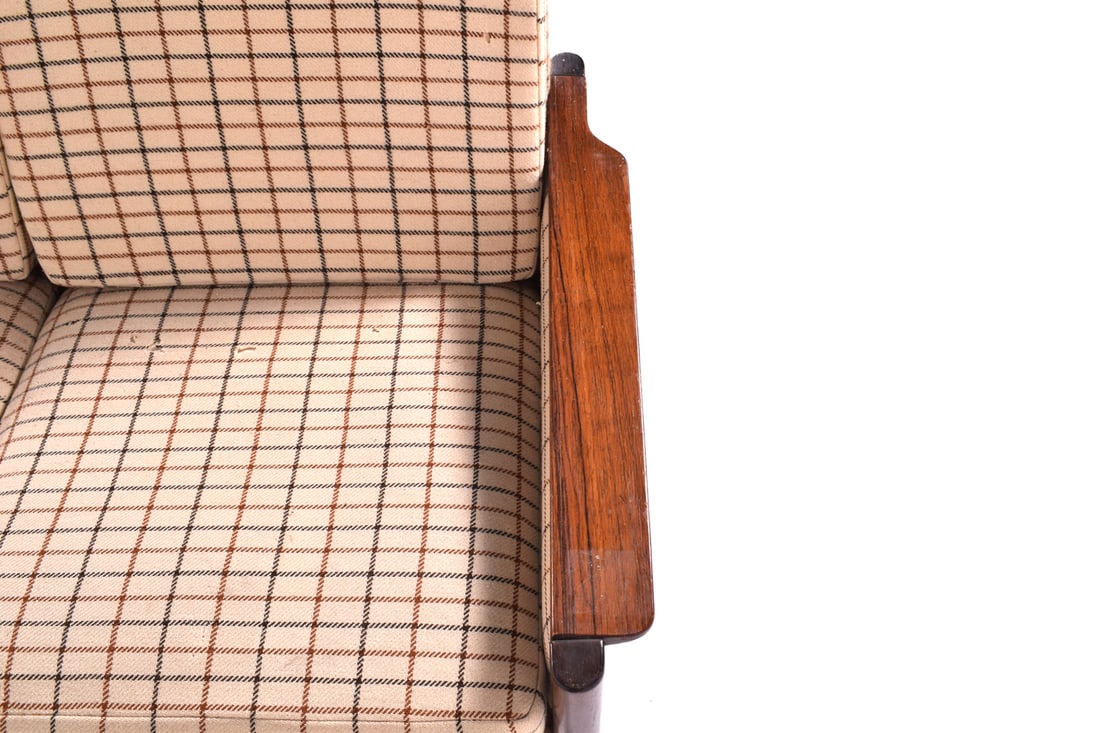 Danish Rosewood Two-Seater Sofa, 1950s - 6