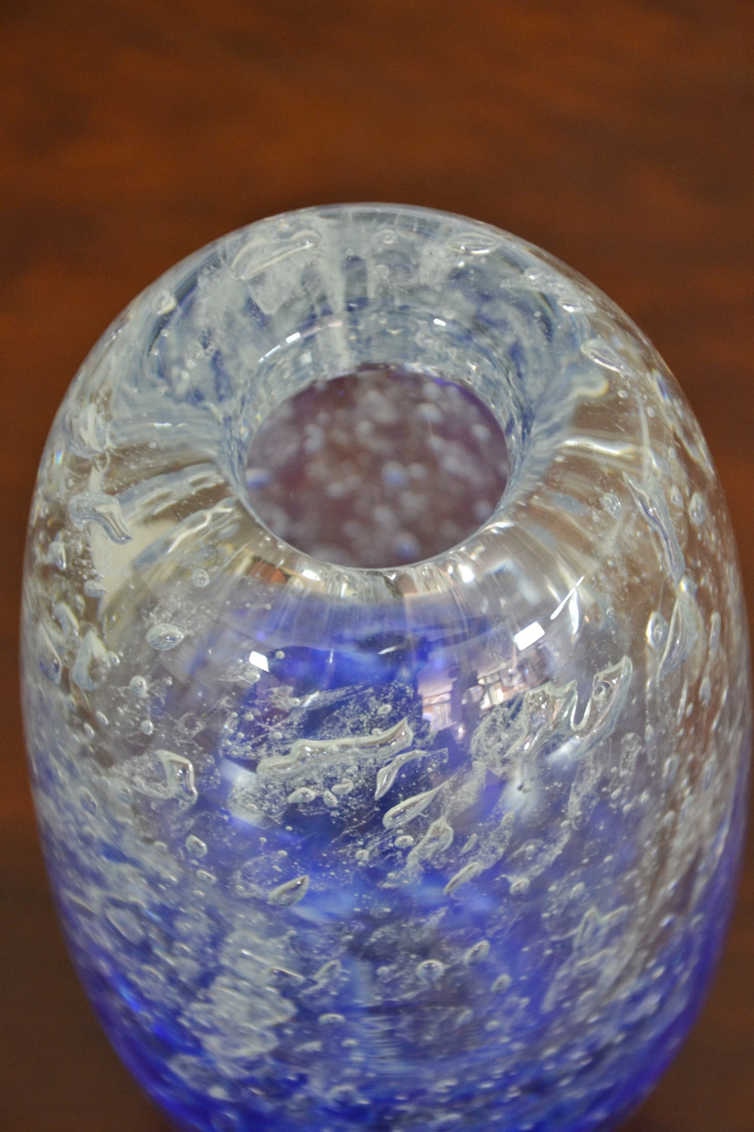 Glass Vase by Jaroslav Svoboda for Skrdlovice/Beranek - 5