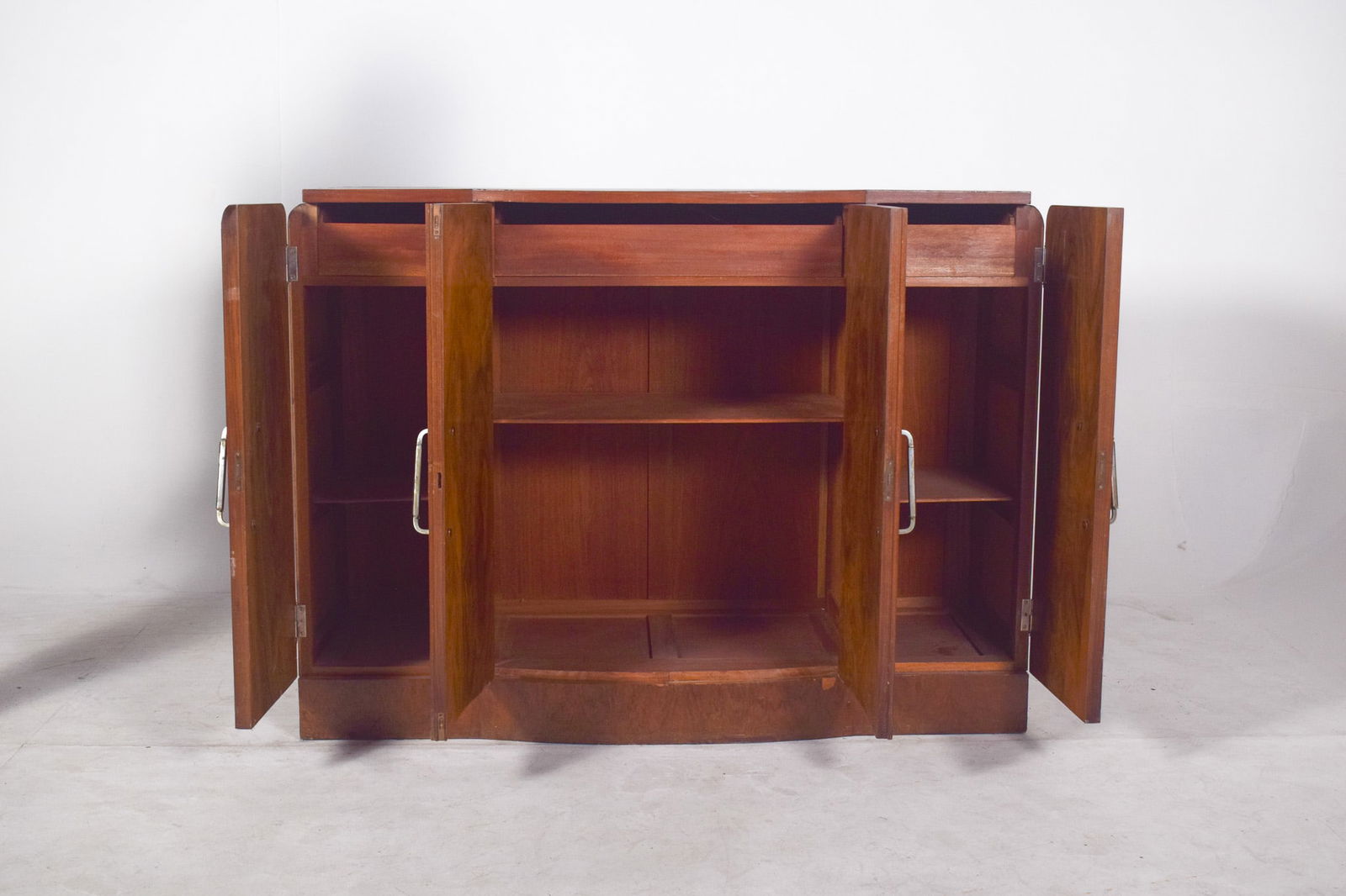 Vintage Portuguese Four-Door Sideboard, 1920 - 4