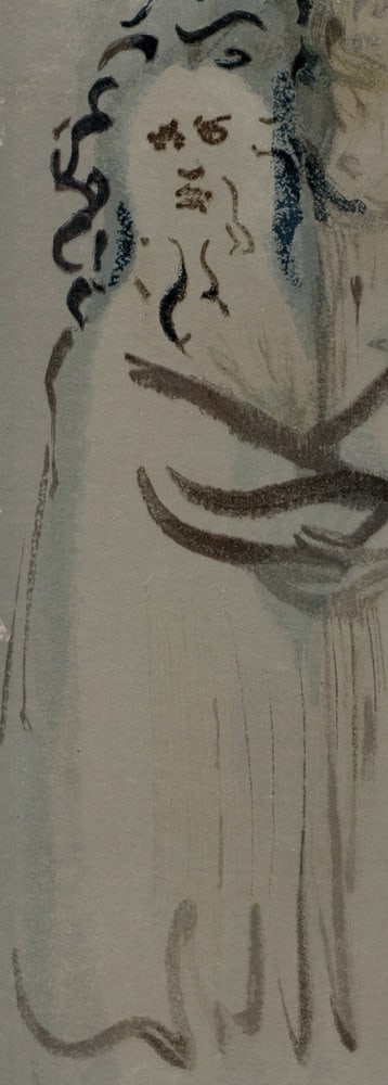 Dali, The Smoke of Anger, 1964, Original Woodcut - 3