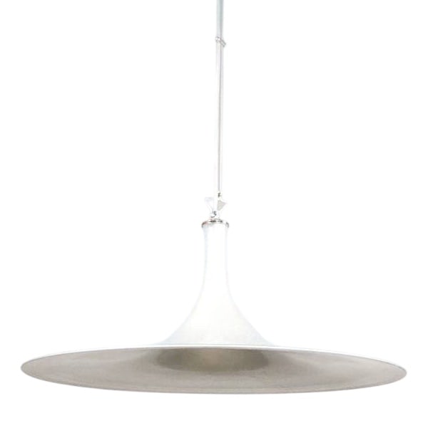 Murano Glass Pendant by Iskra for Ribes Studio, 1990s: Ribes's work explores the boundary between utilitarian objects and autonomous forms. Through manual glassblowing, the material becomes gesture and trace, recording the time and action that generated