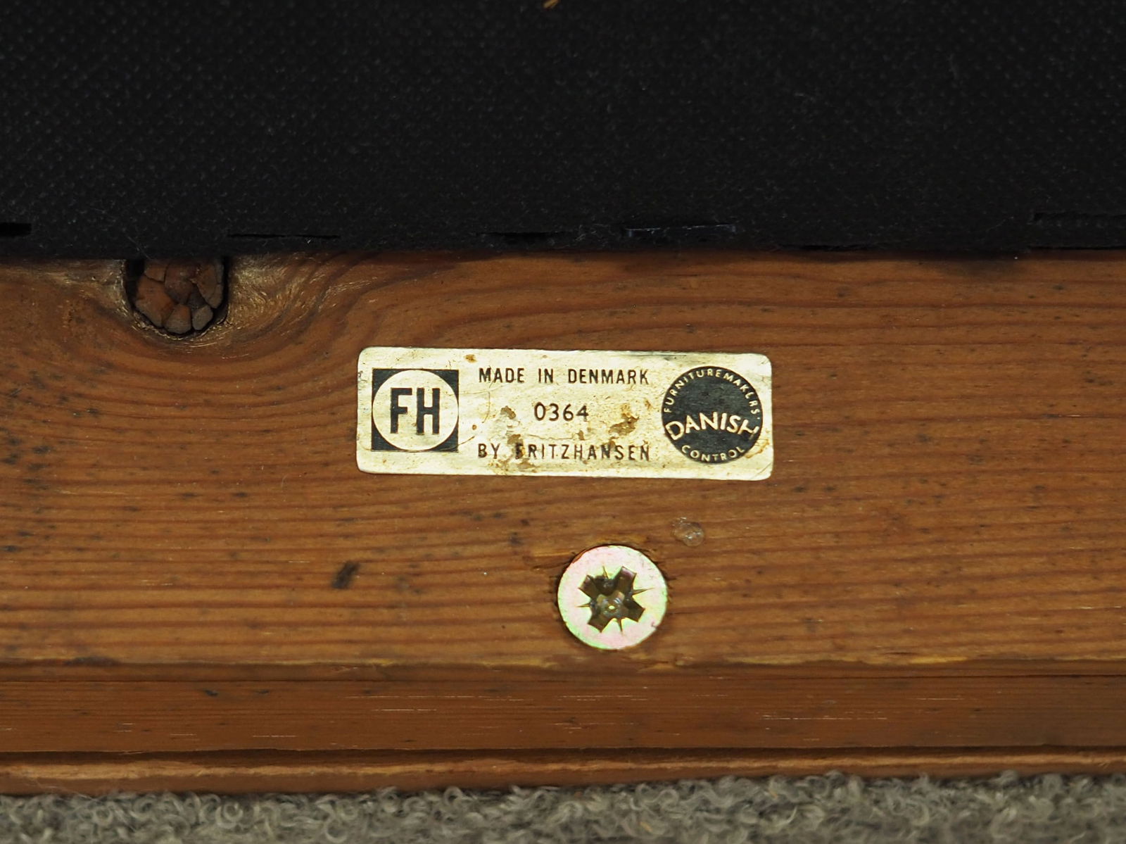 Beech Sofa by Soren Hansen for Fritz Hansen, 1960s - 14