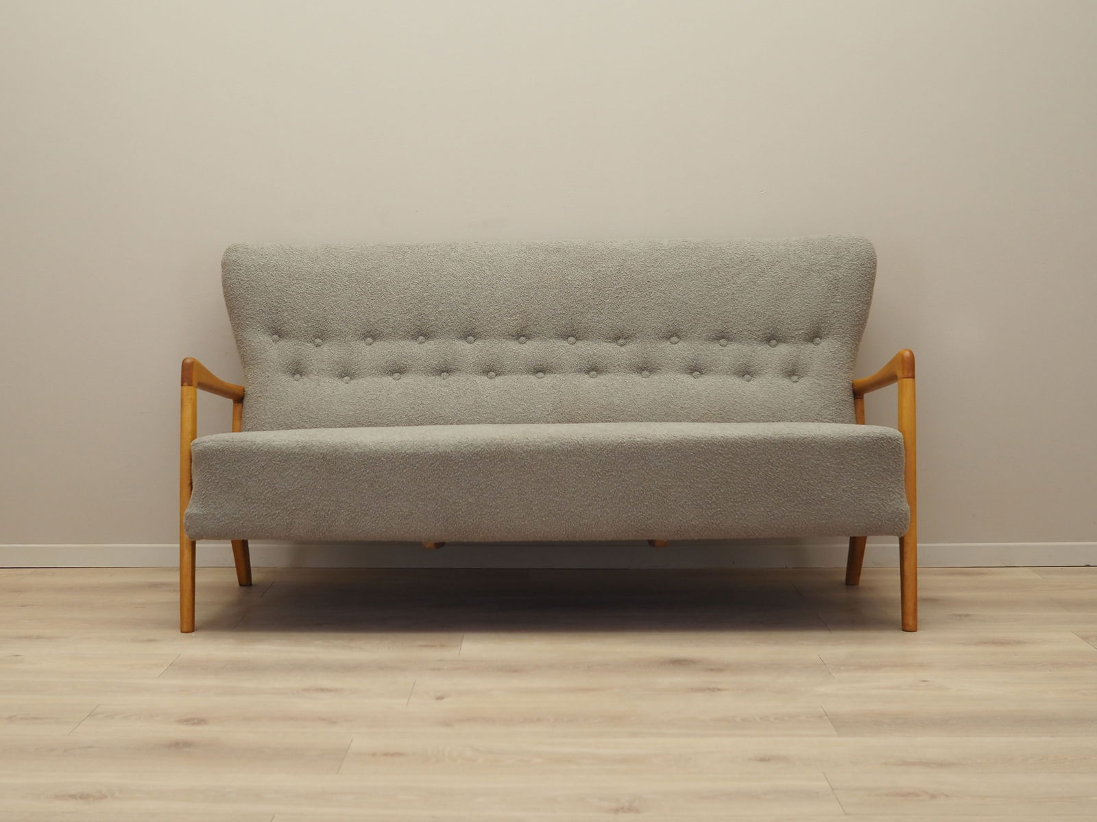 Beech Sofa by Soren Hansen for Fritz Hansen, 1960s - 2