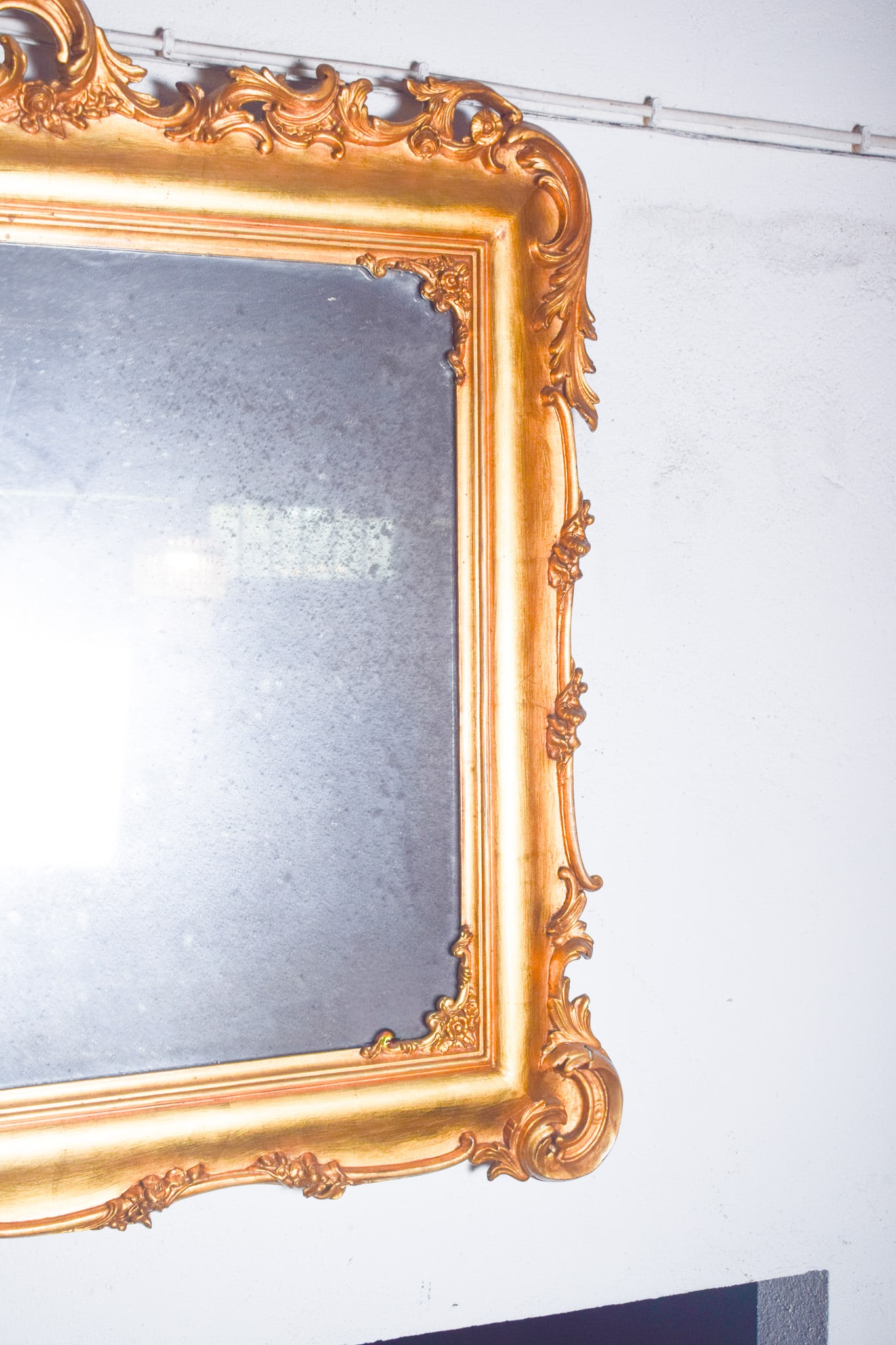 Rococo Ornate Giltwood Mirror, 1890 - 4