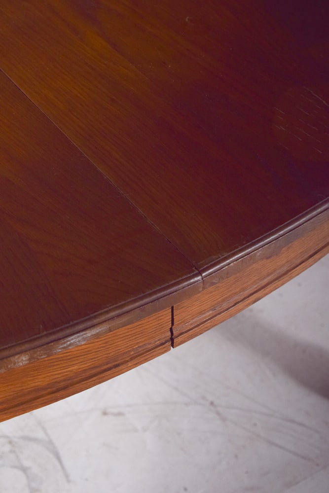 Danish Oval Oak Dining Table, 1950s - 7