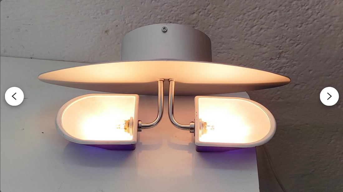 Art Deco Indigo Murano Glass Sconces, 1980s, Set of 2 - 6