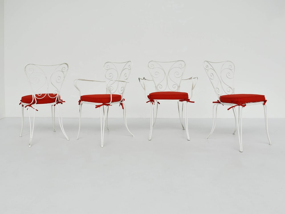 Table and Chairs attributed to Lio Carminati, Set of 5 - 4
