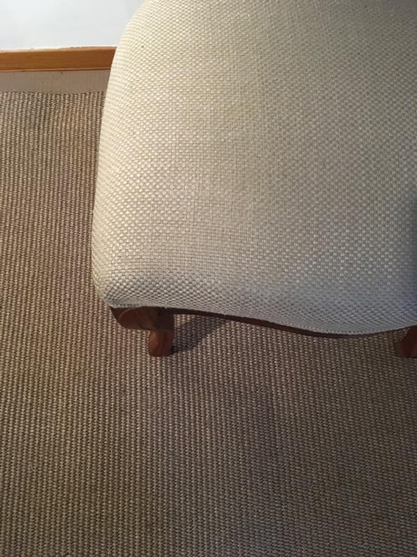 Chairs in Walnut and Linen, Italy, 1990s, Set of 4 - 4