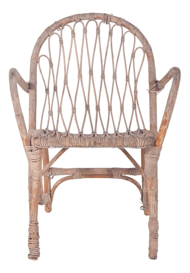 Vitage Wicker Armchair by Unknown for Unknown, 1950 (1 of 12)