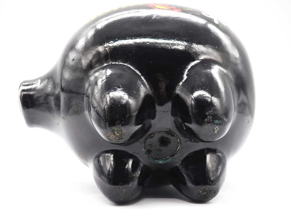 Large Vintage Swedish Piggy Bank, 1940s - 8