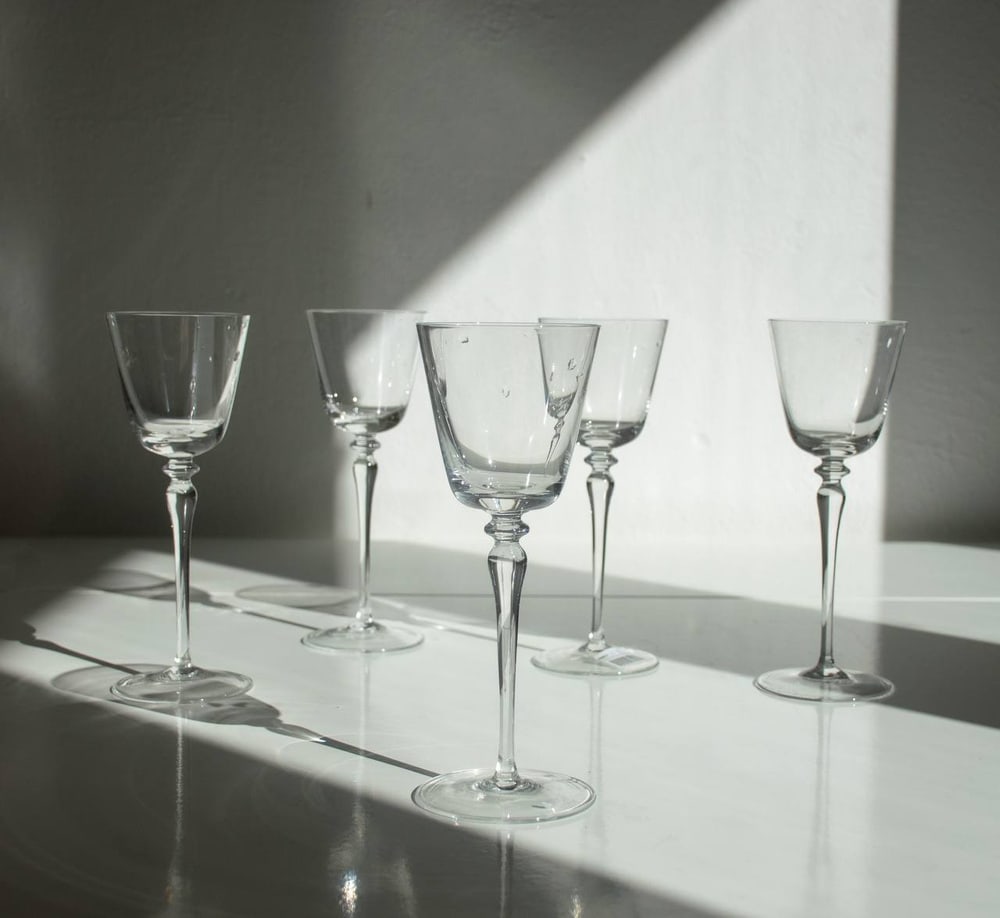 Murano Crystal Glasses by Carlo Moretti, Set of 4 - 3
