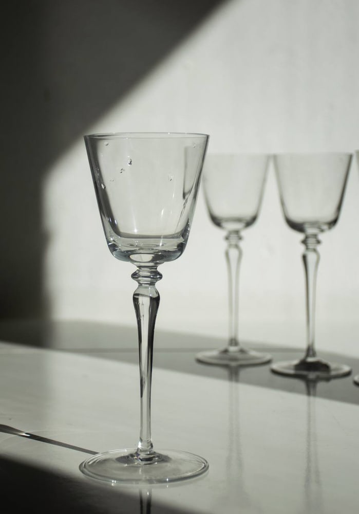 Murano Crystal Glasses by Carlo Moretti, Set of 4 - 4