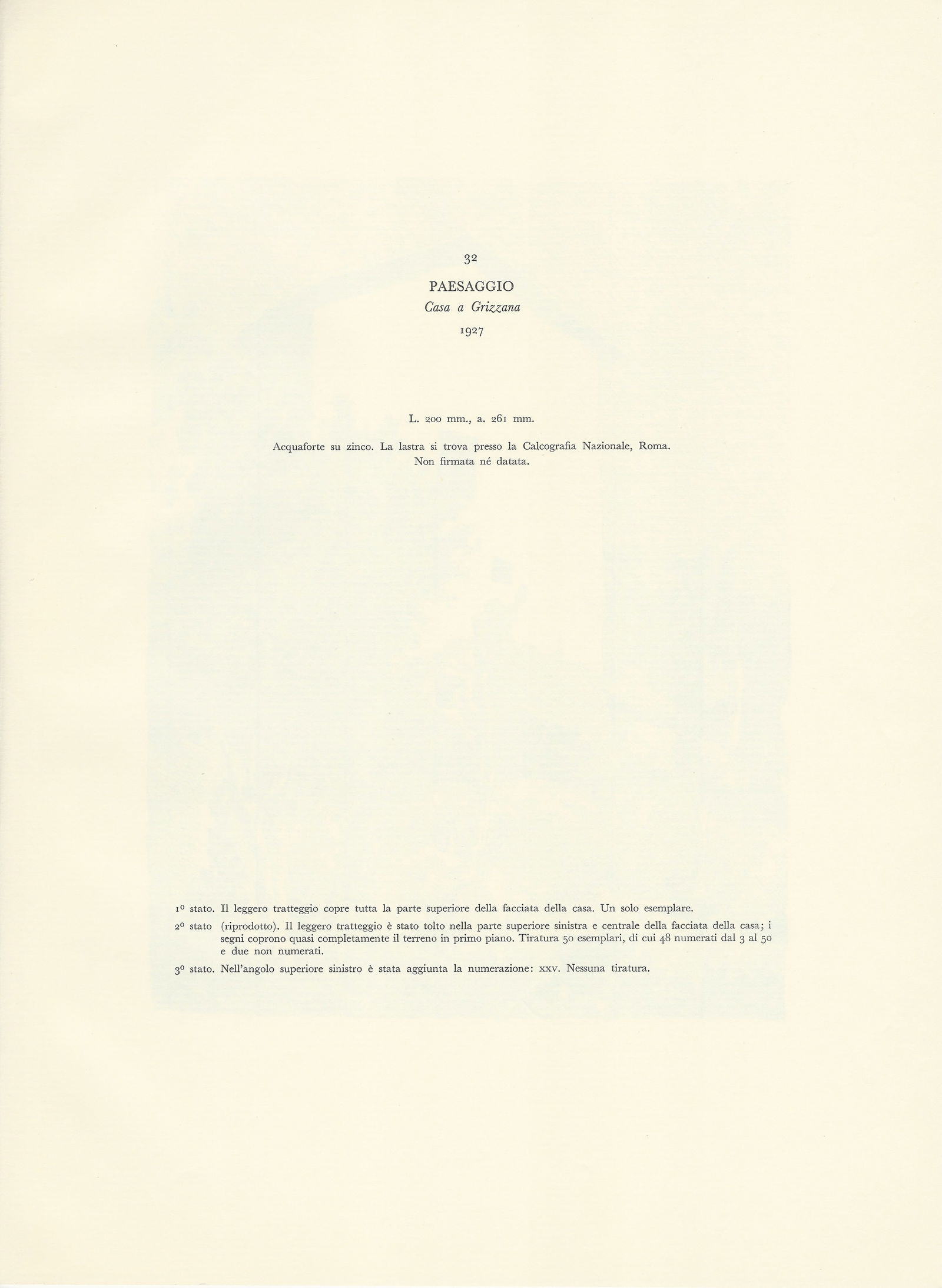 Giorgio Morandi, Landscape, House in Grizzana, 1957 - 5