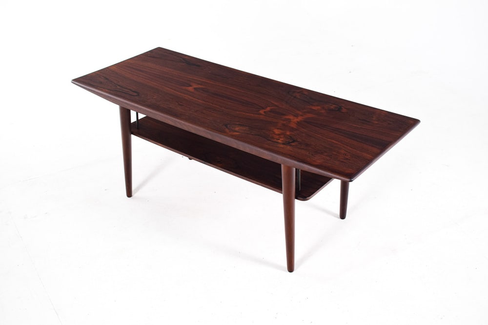 Danish Modern Rosewood Coffee Table, 1960 - 3