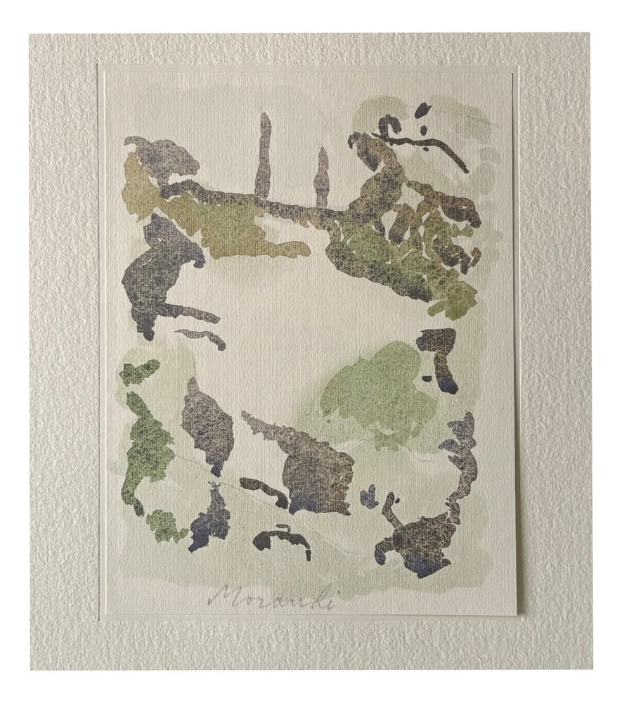 Giorgio Morandi, Landscape, 1959-1973, Lithograph - 10