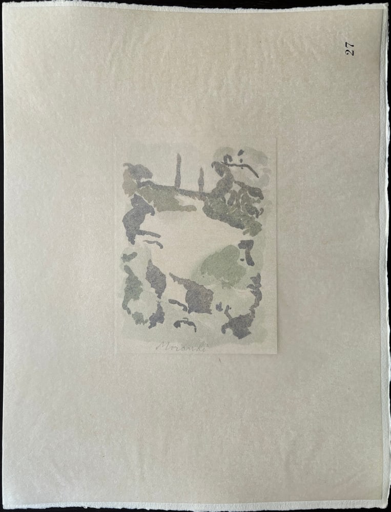 Giorgio Morandi, Landscape, 1959-1973, Lithograph - 4