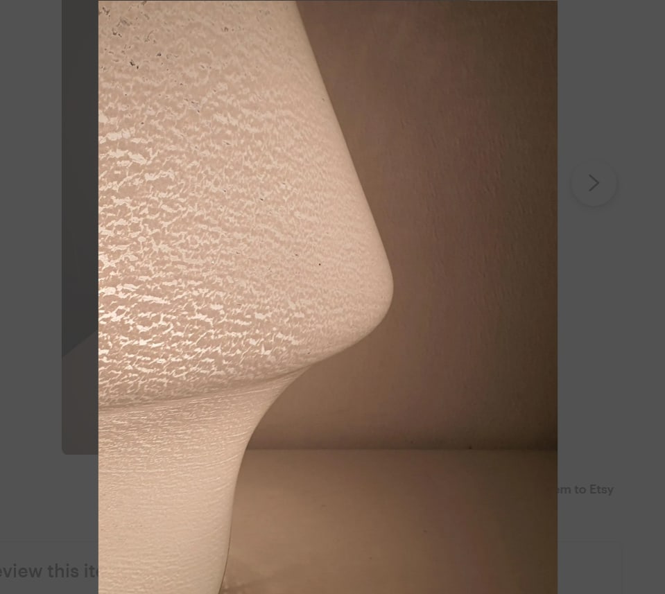 Murano Glass Table Lamp by Vistosi, Italy, 1950s - 3