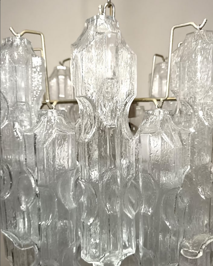 Murano Glass Chandelier from Venini, 1970s - 2