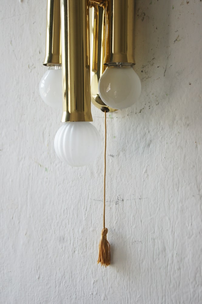 Vintage Italian Solid Brass Wall Lamp - 6