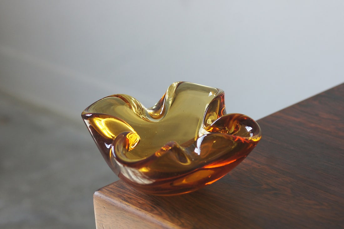 Vintage Italian Glass Bowl, 1970s - 2