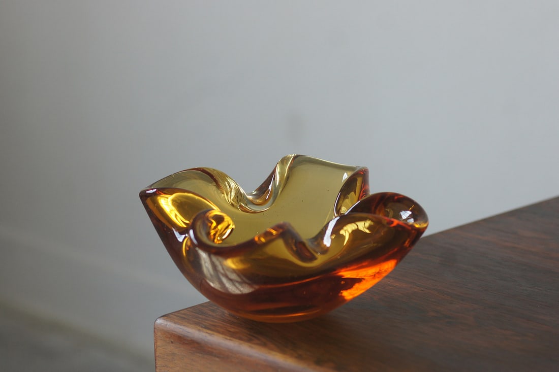 Vintage Italian Glass Bowl, 1970s - 3