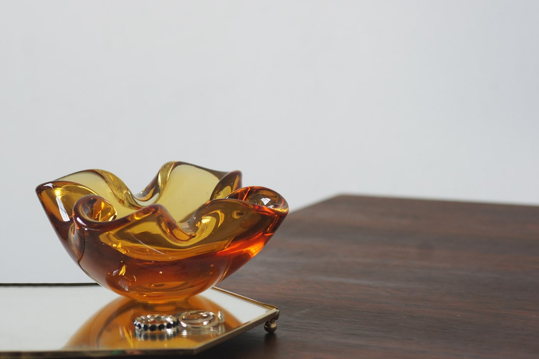 Vintage Italian Glass Bowl, 1970s - 4