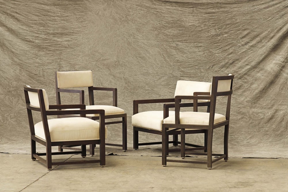 Italian Chairs & Armchairs, 1980s, Set of 4 - 7