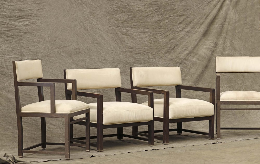Italian Chairs & Armchairs, 1980s, Set of 4 - 8