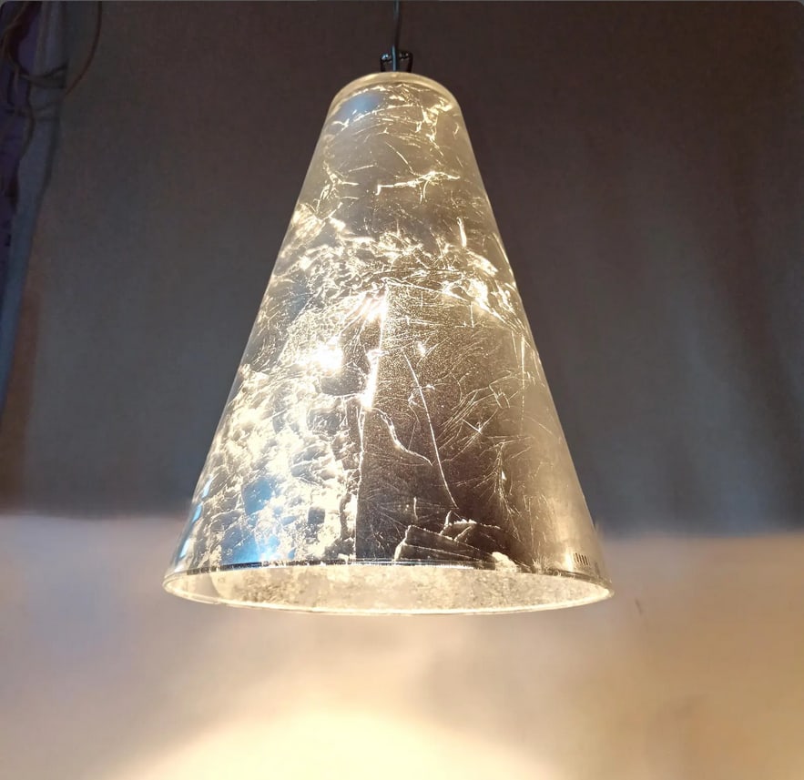 Vintage Pendant Light in Murano Glass, 1990s - 9