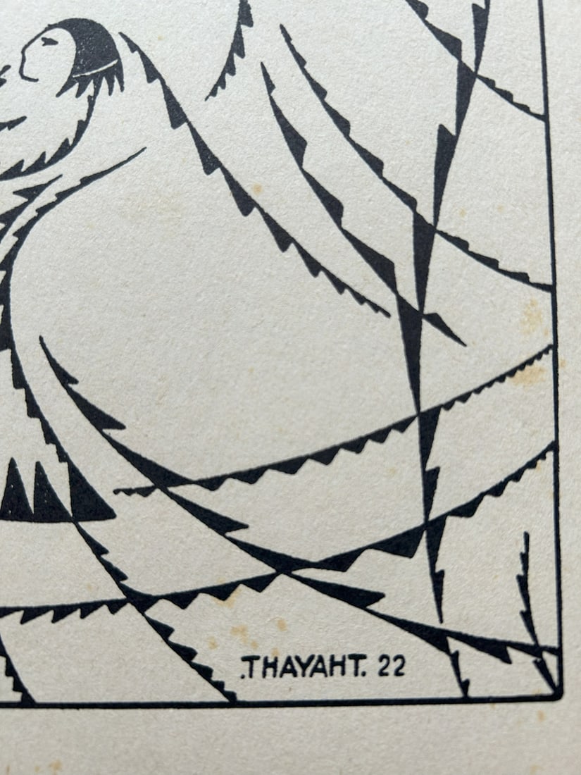 Thayaht, Futurist Composition, 1930s, Woodcut - 5