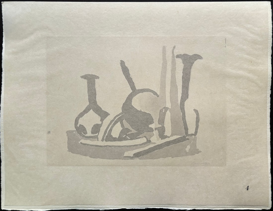 Giorgio Morandi, Natura Morta, 1973, Lithograph - 4