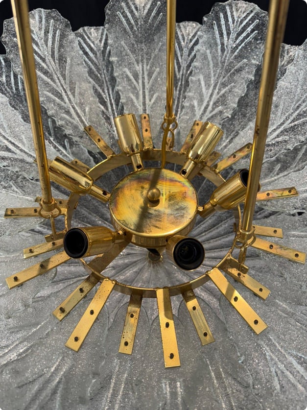 Pendant Light by Barovier for Barovier & Toso, 1970s - 9