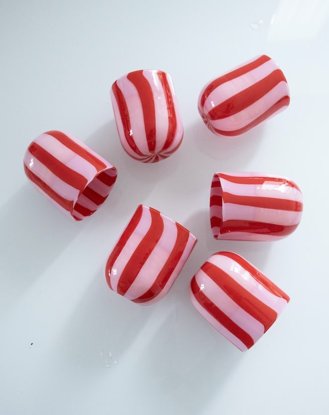 Glasses by Mariana Iskra for Ribes, 2004, Set of 6 - 6