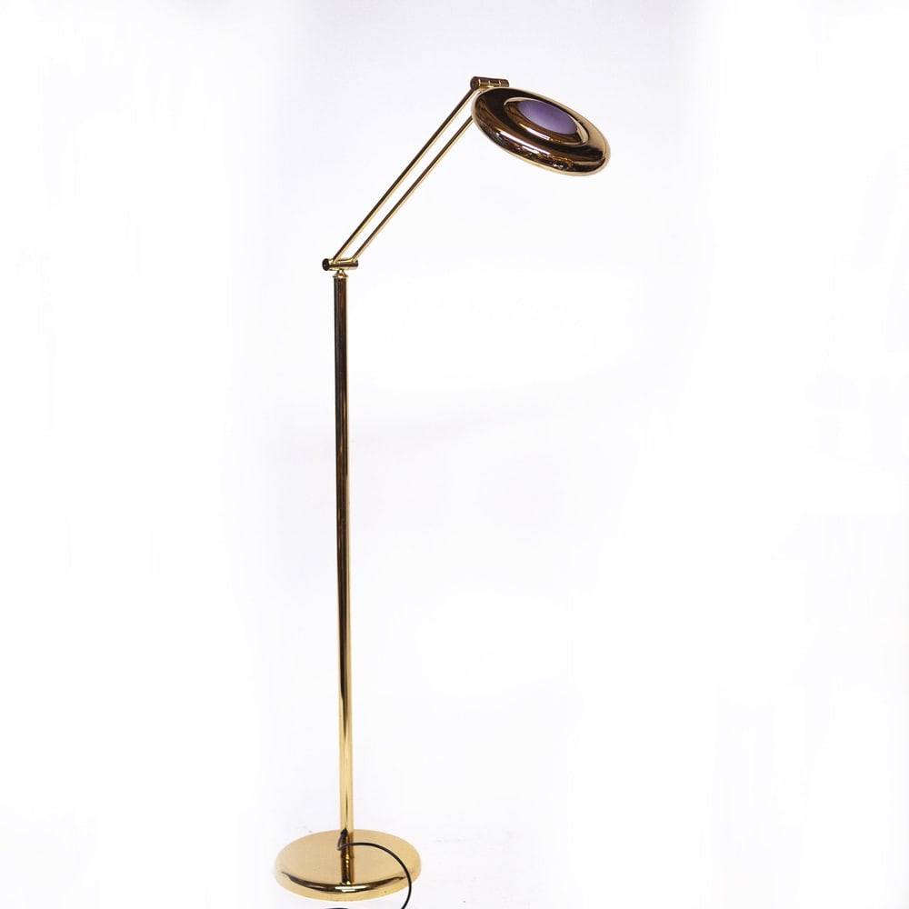 Italian Brass Floor Lamp by Relco, 1980s - 3