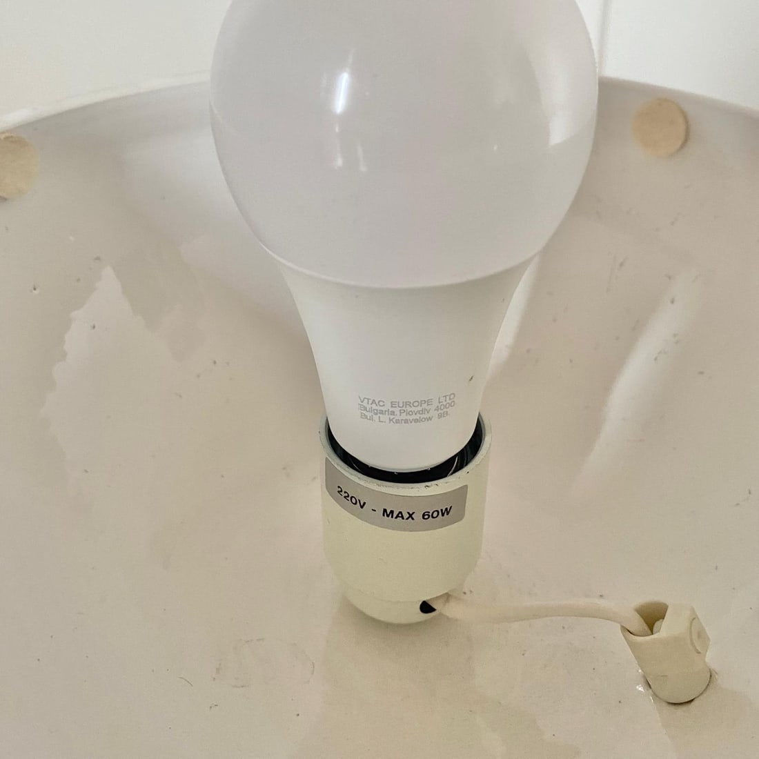 Mid-Century Modern Murano and Ceramic Table Lamp, 1970s - 7